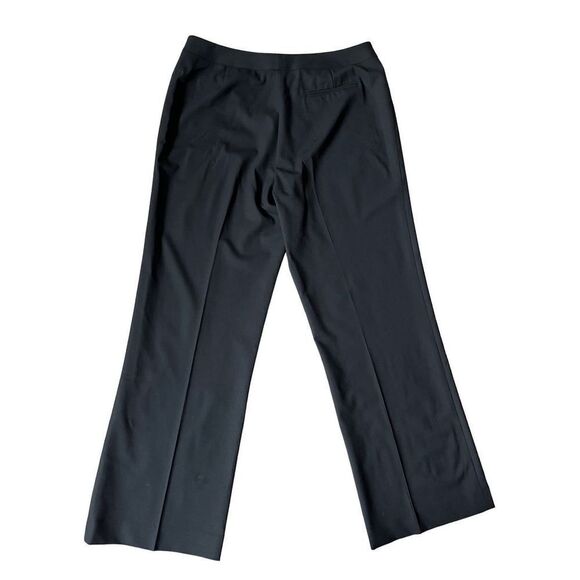 Lafayette148 Black Dress Pants size 12 Straight - Picture 2 of 10